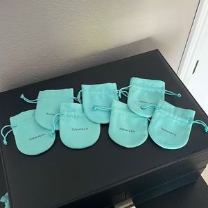 Lot of Tiffany & Co. jewelry pouches